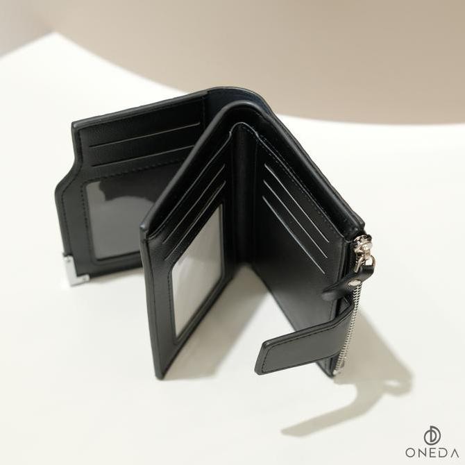 Oneda Kana Dompet Lipat Kartu Wanita #W660 Pink Kulit Original Dan Terpercaya