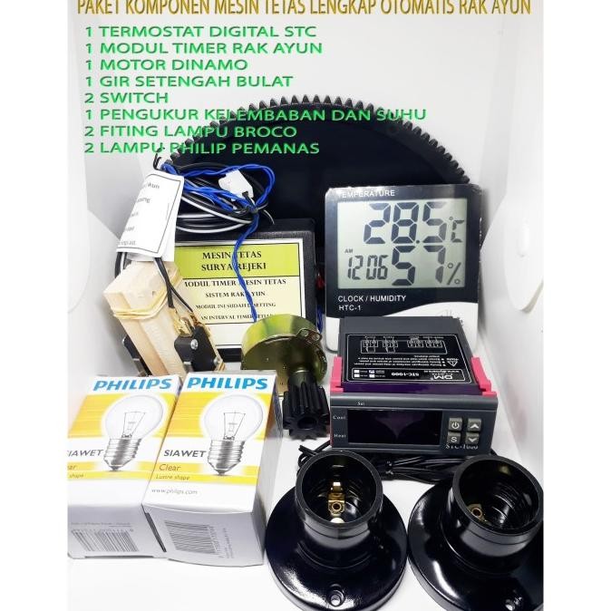 paket komponen mesin tetas telur otomatis sistem pembalikan otomatis Original dan Terpercaya