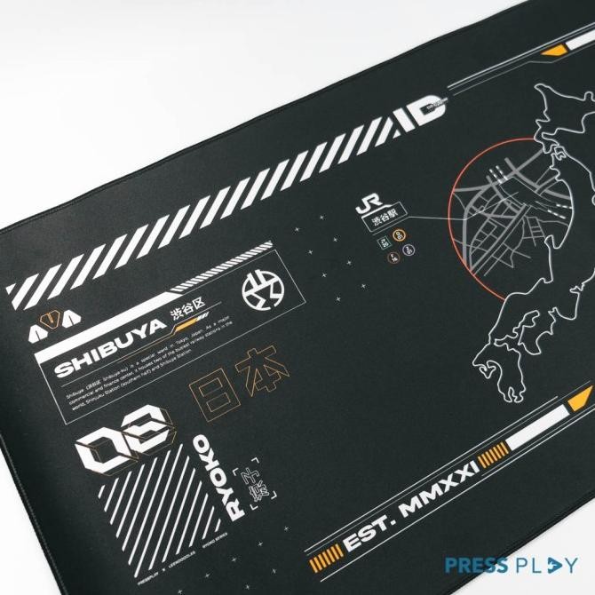 Shibuya Gaming Mousepad Deskmat By Press Play