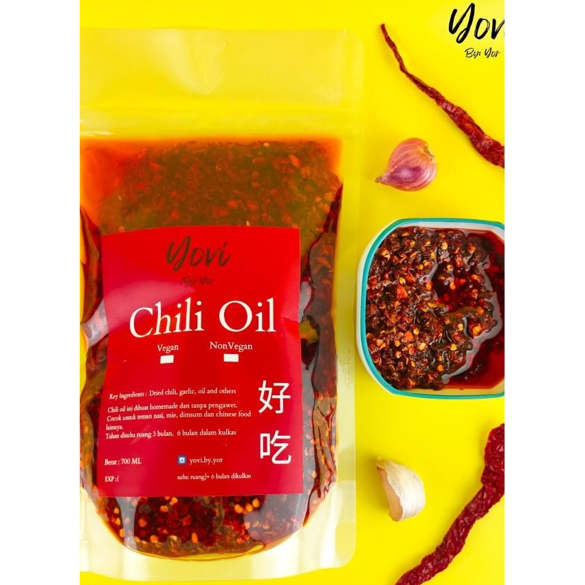 

Chili Oil With Crunchy Garlic Yovi Ambalambel Dimum 700 Ml