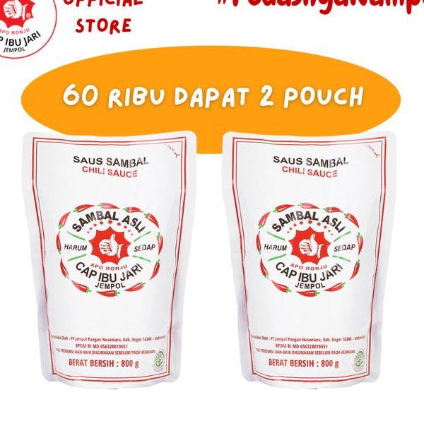 

Ambal Cap Ibu Jari Jempol Refill Pouch 800Gr 2Pc