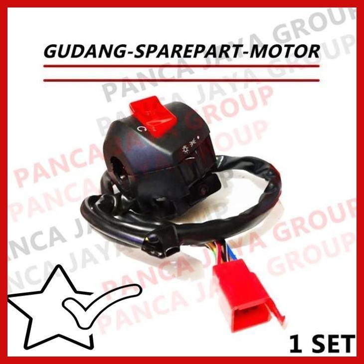 [GSM] SAKLAR LAMPU KANAN STATER CUT-ON-OFF AON SUZUKI GSX 150 GSX150 BANDIT150 BANDIT 150 FI