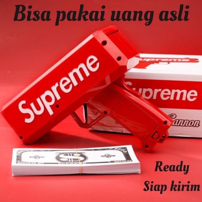 Mainan Money Super Gun SUPREME Mainan Tembakan Uang MONEY GUN SUPREME TER