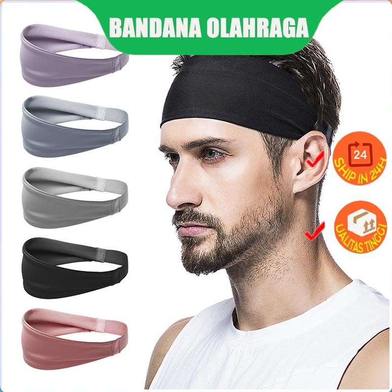 Bigsale.. Bandana Olahraga / Ikat Kepala Sport / Hairband Sport / Ikat Kepala Olahraga / Head Band K