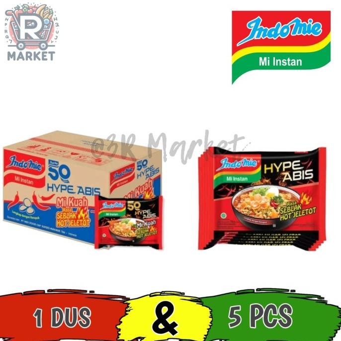

Terlaris Indomie Hype Abis Rasa Seblak Hot Jeletot 5 Pcs / 1 Dus Ready Stok