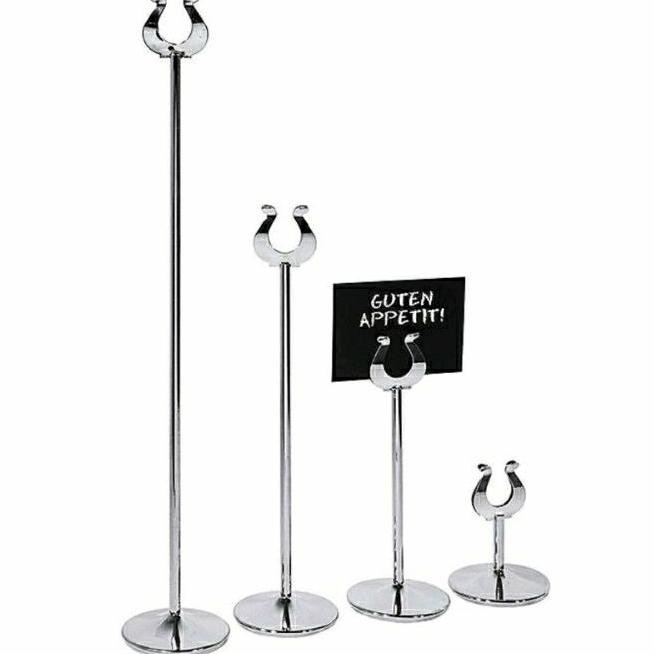 

Produk Baru!! Edelmann Table Number Menu Stand Card Holder 5 12 18 24 30 38 46 cm