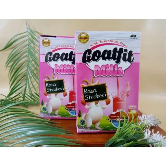 

cusss order] SUSU KAMBING ETAWA Bubuk GOATFIT Rasa STROBERI GOARTFIT Milk Susu