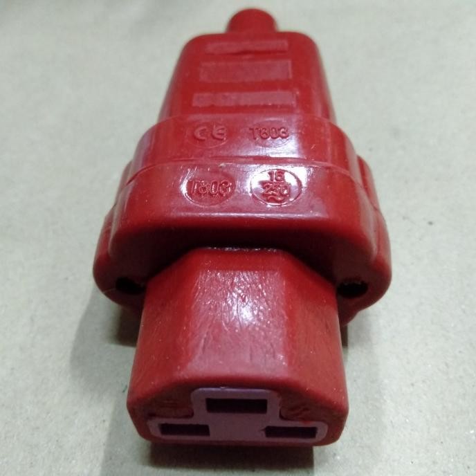 Open DS] Steker silicone/jack setrika/colokan aparat heater 3 kaki silikon