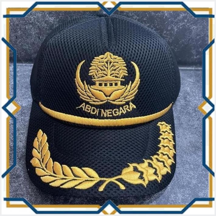 [TAP] TOPI JARING KORPRI PNS GOLONGAN 3 (HITAM) - TOPI KORPRI GOLONGAN 3