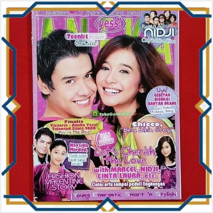 [TGS] MAJALAH ANEKA YESS 2008 / COVER LAUDYA CYNTHIA BELLA & CHICCO JERICO