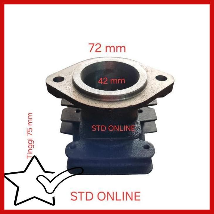 [SDB] BLOK KOMPRESOR LISTRIK 1HP MATRIX 125 ( DIAMETER 42MM) BLOCK KOMPRESOR