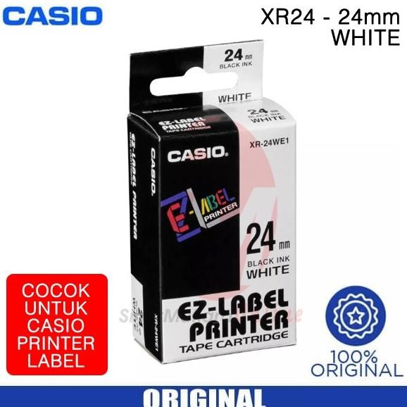 

CO PITA LABEL CASIO XR 24 WHITE