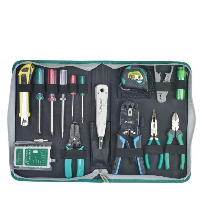 Proskit Pk-4013 Network Installation Tool Kit - Peralatan Instalasi Bergaransi