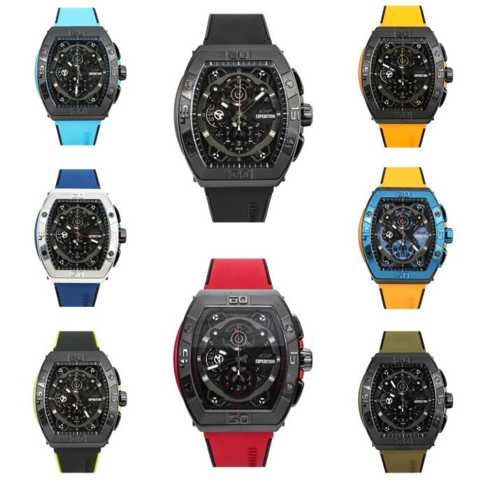 GARANSI JAM TANGAN PRIA EXPEDITION E 6800 E6800 RUBBER ORIGINAL NEW VERSION