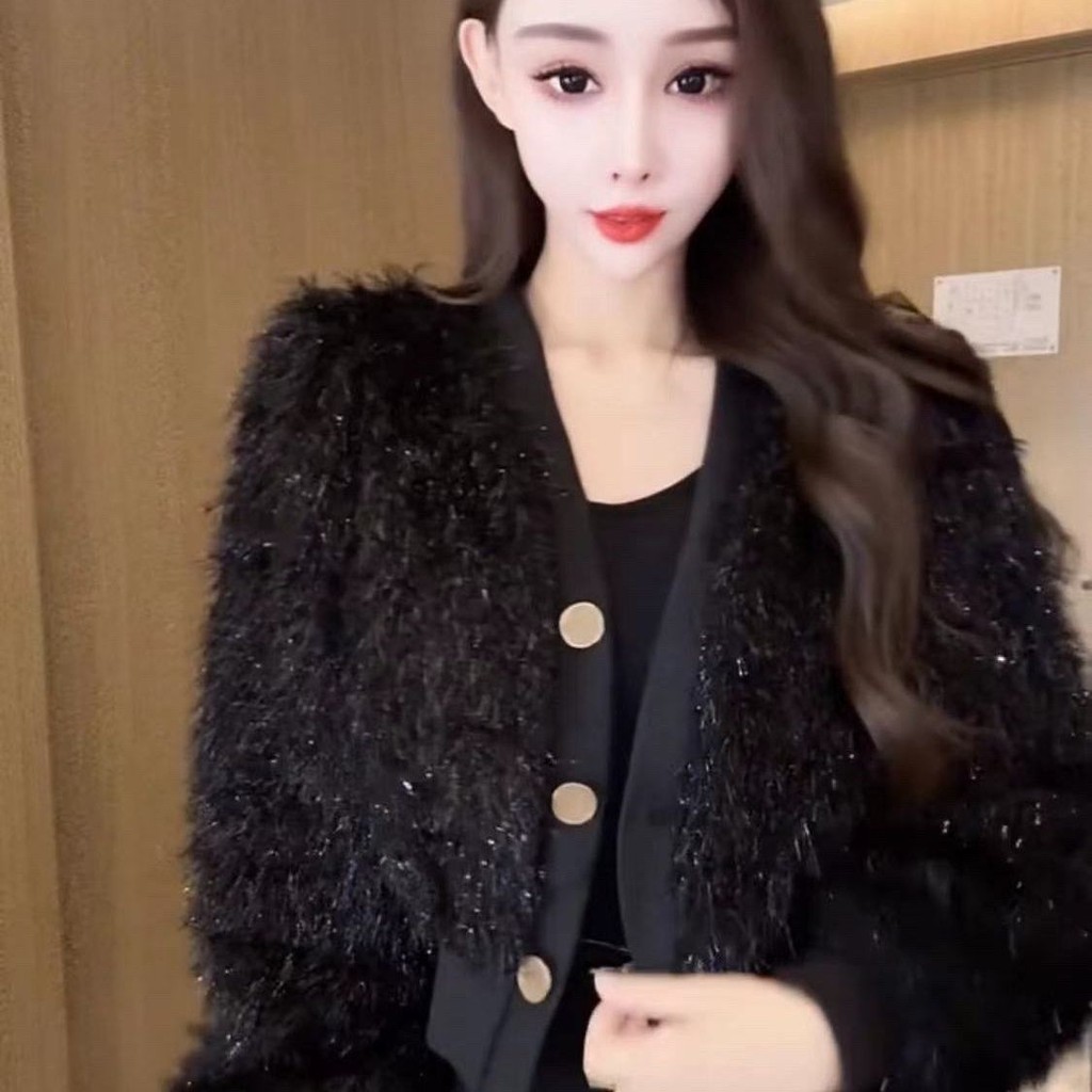 Mantel Wanita Korea, Jaket Atasan Wanita Korea Ramping dan Cocok