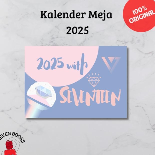 

Eventeen Pop Calendar Aethetic 2025 A5 Alender Meja Planner Dudu Eteti Ize A5