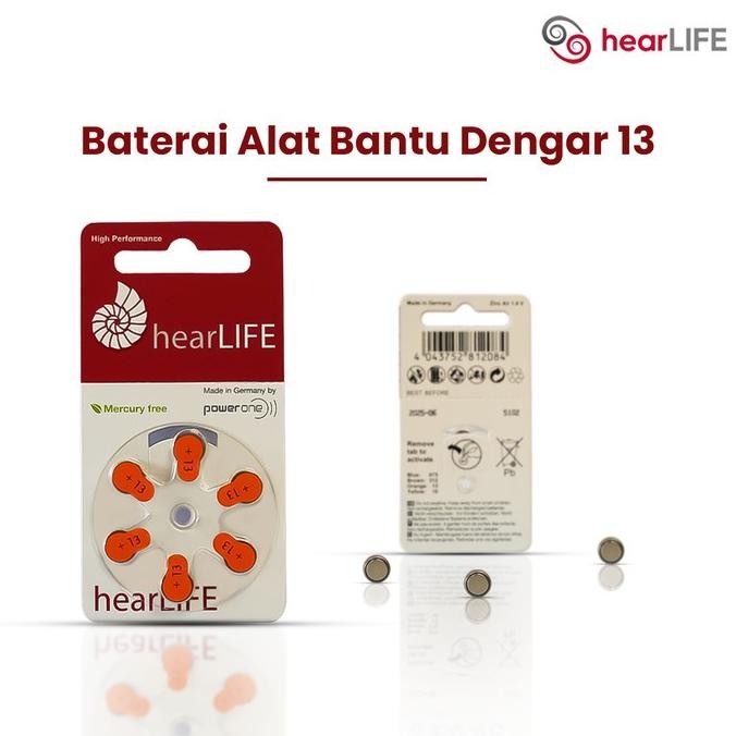 Baterai Alat Bantu Dengar 13
