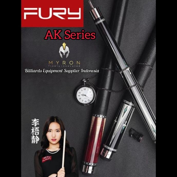 TERMURAH - Stick Billiard Fury Ak Series~Stick Fury Ak-1 & Ak-2