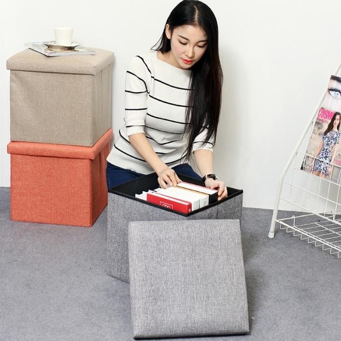 Kursi Box Lipat Portable Folding Seat