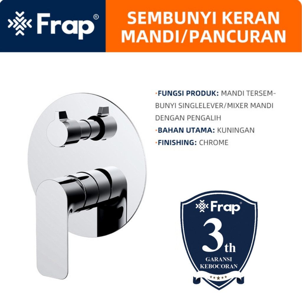 FRAP IF7202 Kran Shower Tanam Air Panas Dingin