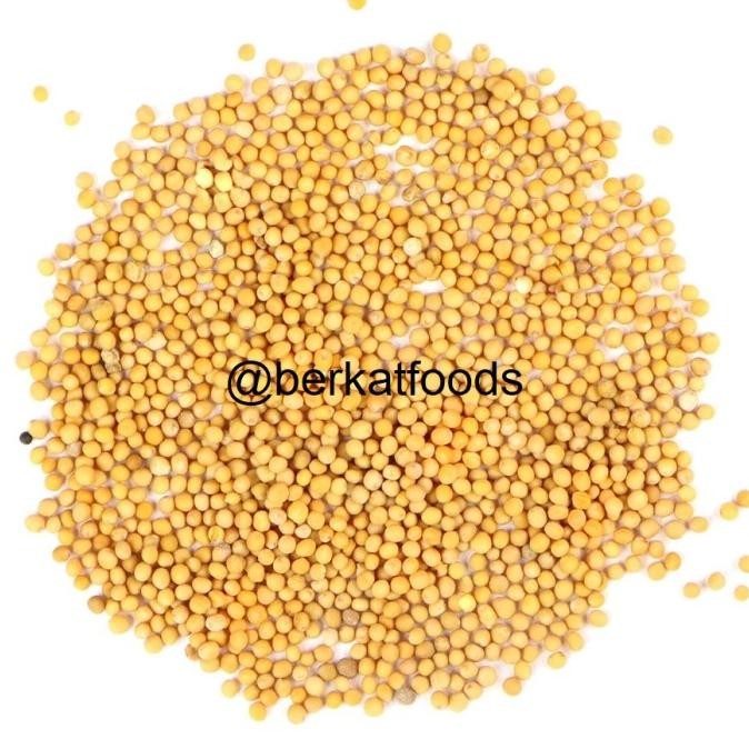 

#@#@#@#@] Yellow Mustard Seed 1Kg / Biji Sawi Kuning Import / Rai Seeds