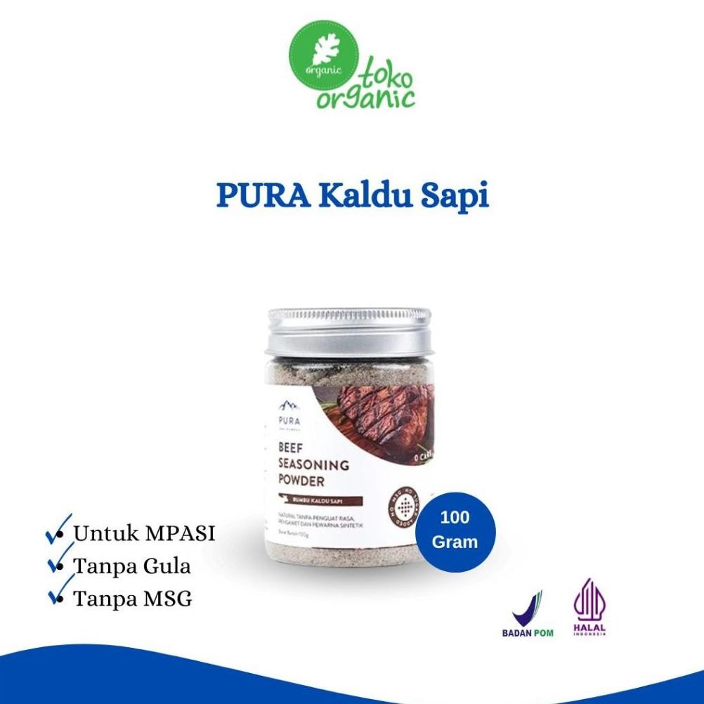 

PURA Beef Seasoning Powder Kaldu Sapi Bubuk 100gr Bumbu Kaldu Sapi Kaldu Sapi MPASI No Gula No MSG