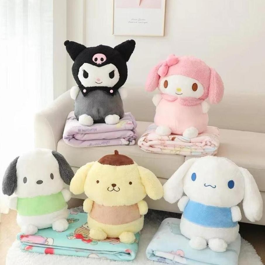 Balmut Bantal Elimut Cartoon Ter Melody Pochao Purin Uro Cinnamorol Berdiri Bahan Pluh