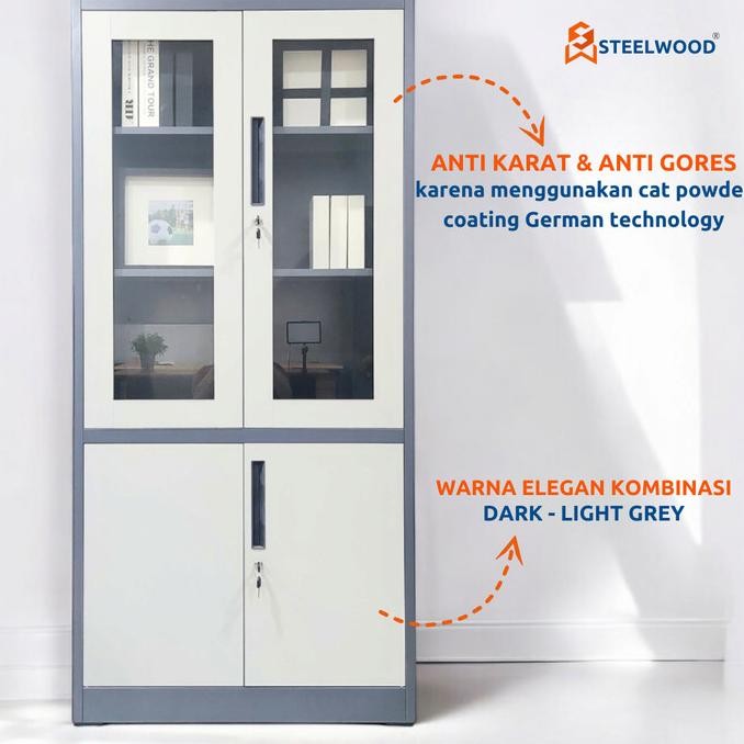

Steelwood || Almari / Lemari Arsip 2 Pintu Ayun - Best Quality