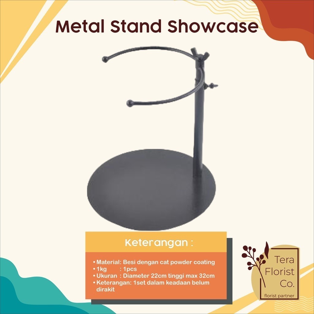 

Metal Stand Showcase Stand Display Buket Bunga Besi P.HJ