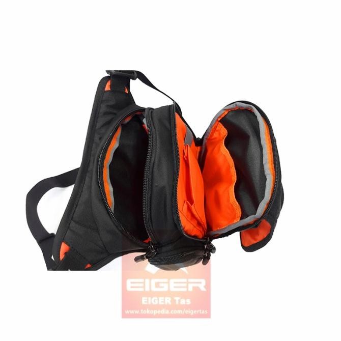 Murah Tas Selempang Paha Eiger 7326 Legpack Compressor Travel Pouch - Black