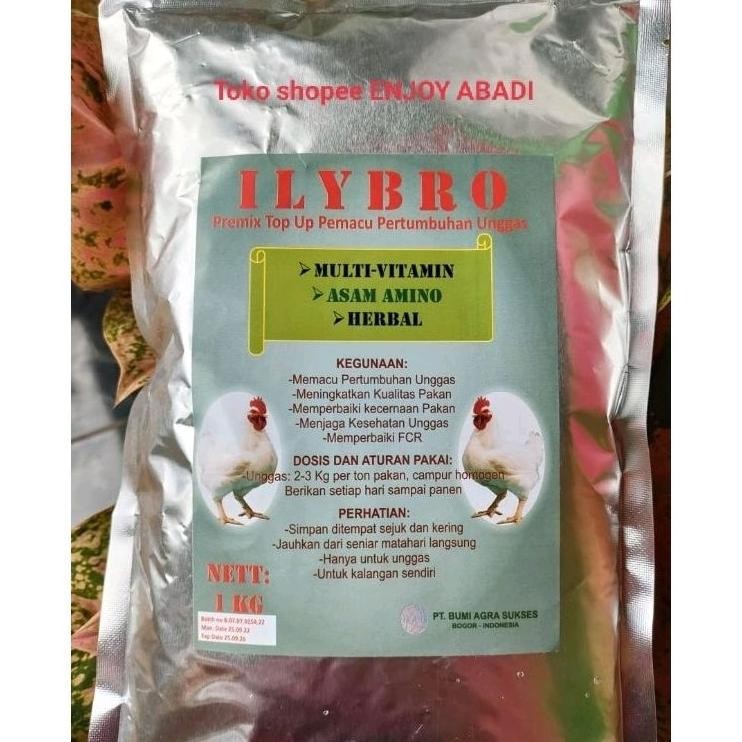 Ily Bro Hydrabro 1 G Multivitan Aam Ano Dan Untu Ayam Broiler Dan Ungga Pedaging