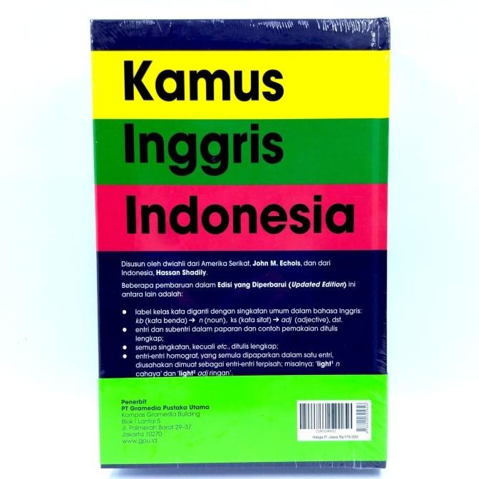 

Terlaris Kamus Inggris Indonesia Original - John M. Echols Ready Stok