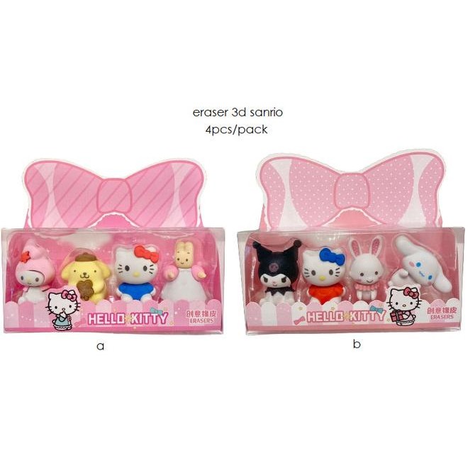 

~@~@~@~@] Eraser 3D sanrio penghapus pensil karakter melody cinnamoroll kuromi