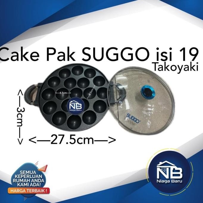 

Cetakan Takoyaki Kue Cubit Bulat Teflon Anti Lengket 19 Lubang Original Dan Terpercaya