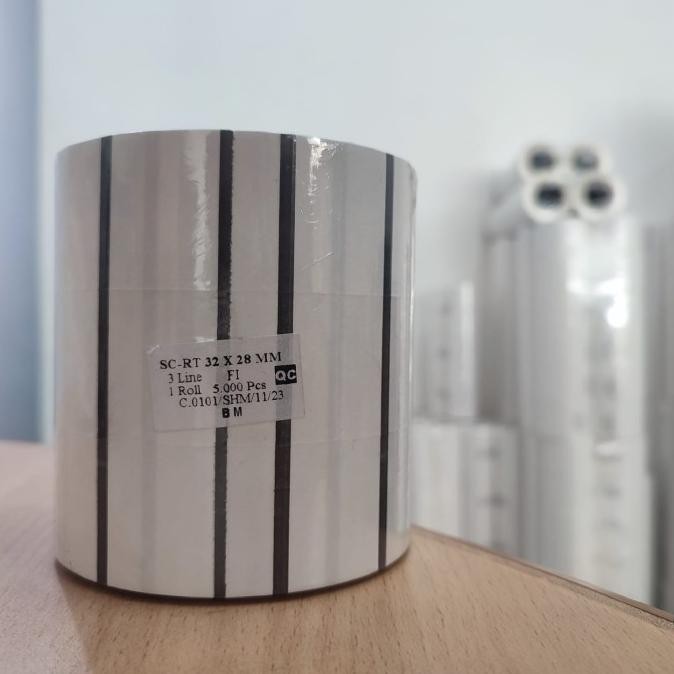 

BRG BARU LABEL STICKER 32x28 BARCODE LABEL 32 x 28 BLACKMARK 3 LINE 5000 PCS