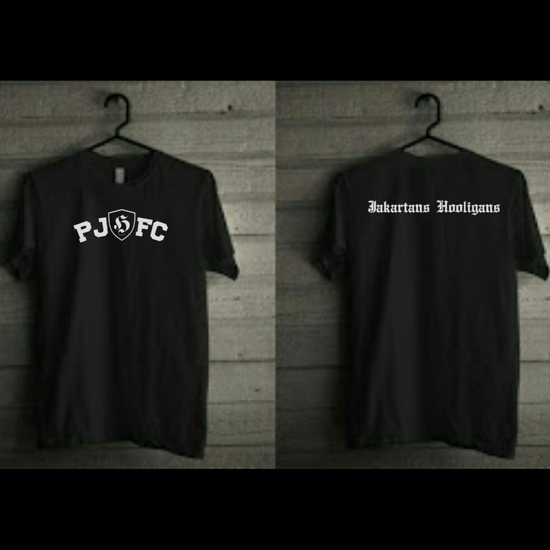Kaos T Shirt Pria Jakartans Hooligan Persija Jakarta The Jak Mania