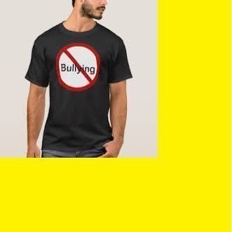 Kaos T Shirt Pria Stop Bullying