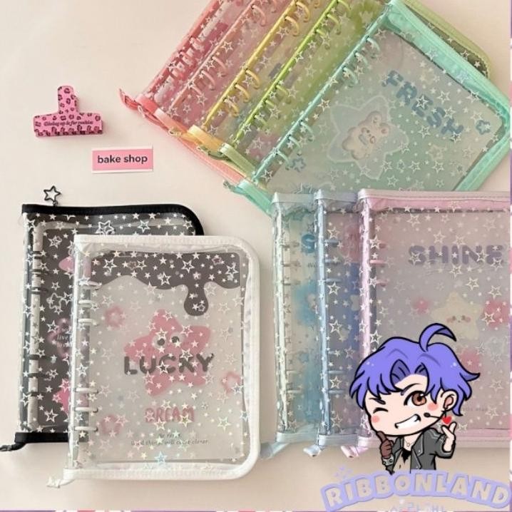 

A5 Binder Cover Tar Bintang Glitter Photocard Delue Releting Tar Bintang