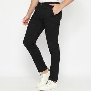 Murah Ricardo D'Britano Celana Panjang Pria Chino Hitam