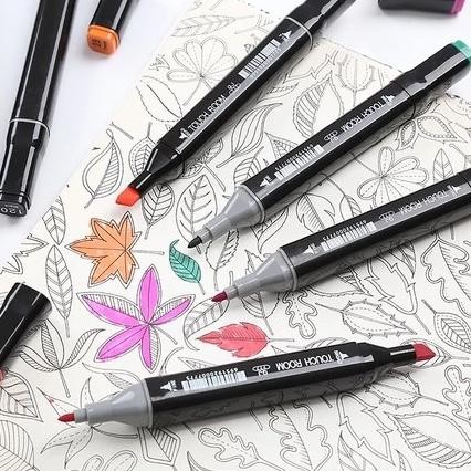 

VIRAL Hightune Spidol Warna Warni 1 Set 80/100/120 Warna Marker 2 Tip Touch Marker Spidol Permanen eqw-68