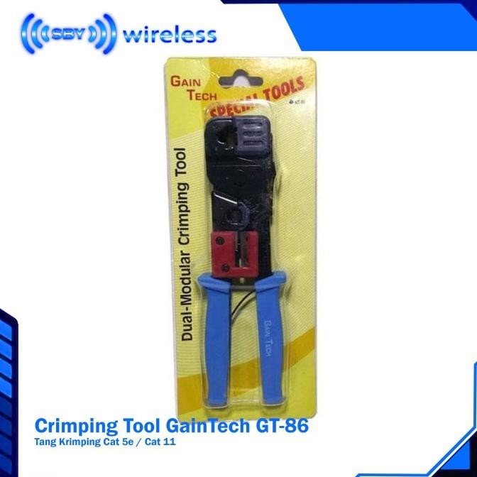BRG BARU Tang Krimping Cat 5e / Cat 11 Gain Tech Modular Crimping Tool GT-86