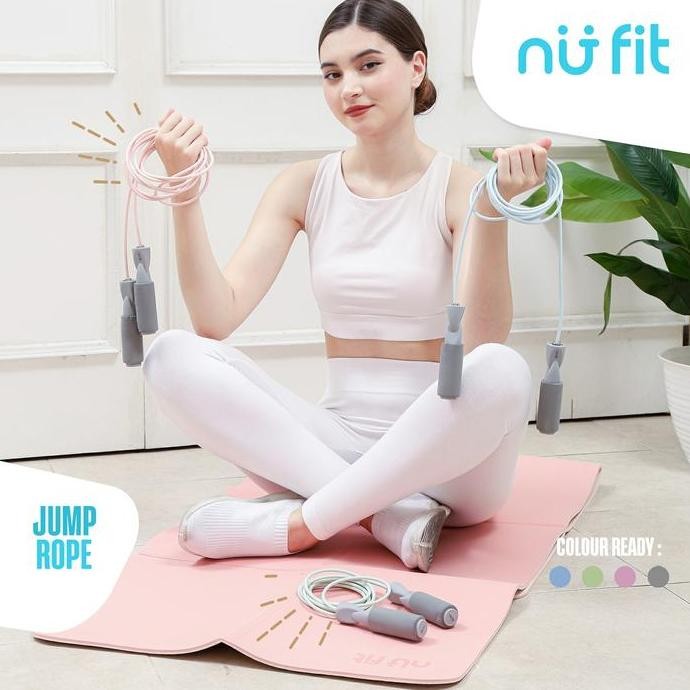 NU - FIT  - Tali Skipping - Skipping Premium - Skipping jump - Lompat Tali  - Foam Jump Rope - Skipp