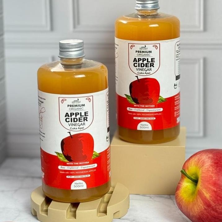 

Paet Hemat Cua Apel Organi 1 Liter Cider Vinegar With The Mother