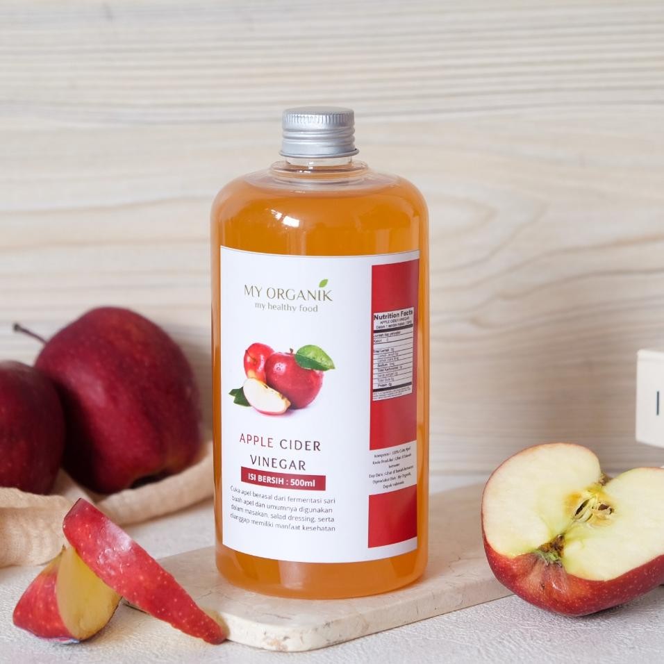

My Organi Cua Apel With Mother Ml Tanpa Campuran Cider Vinegar With Mother Organic