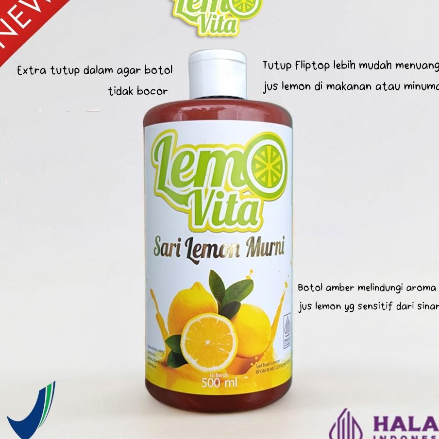 

Bpom Ml Lemovita Freh Ari Lemon Ju Lemon Murni Ju Halal Ala