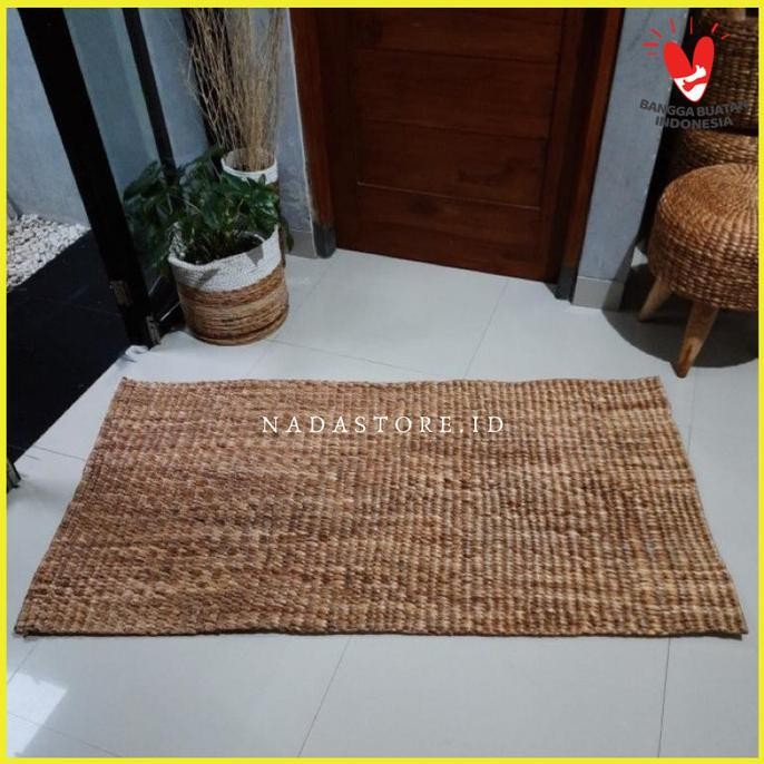Karpet Kotak Anyaman Eceng Gondok KARPET LANTAI PERSEGI KOTAK | TIKAR HAR