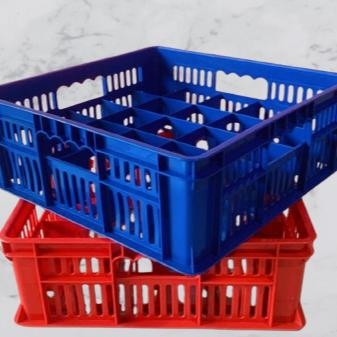 Krat Gelas Plastik / Kerat Gelas 25 Lubang / Krat Gelas Plastik Murah / Keranjang Gelas