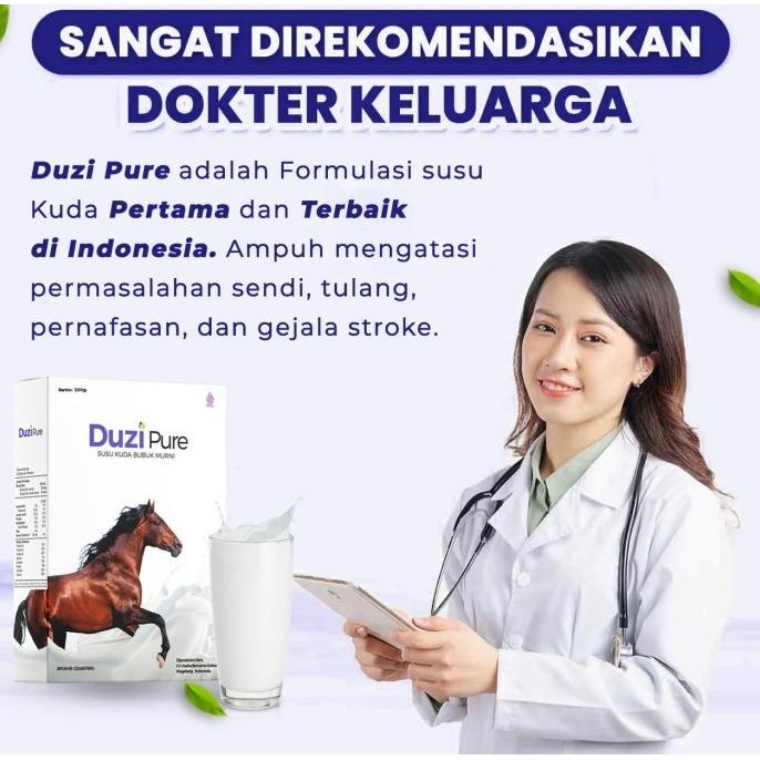 

Terlaris Duzi Pure - Susu Kuda Lombok Cegah Pengapuran Tulang, Nyeri Sendi Dan Rematik 100% Original 1 Box Ready Stok