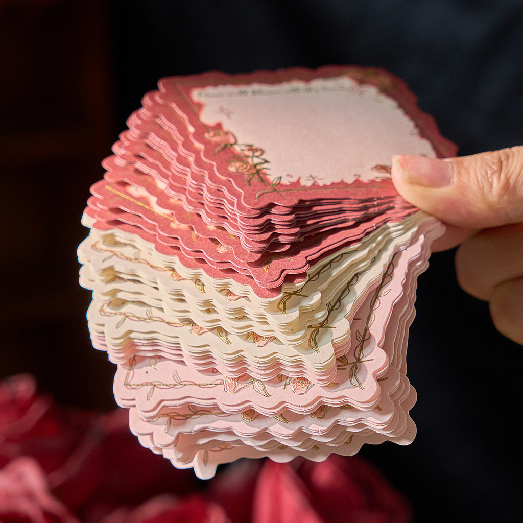 

Catatan Tempel Emas Timbul 3D Rose Bahan Jurnal Kertas Pesan Non-Adhesive