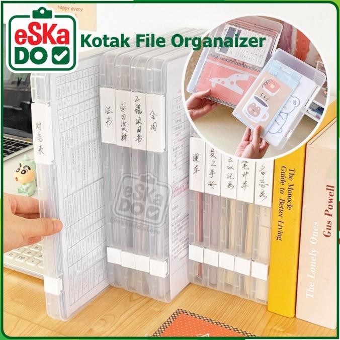 

Kotak File Organaizer Mika Penyimpan Buku/Surat/Pen Case/Sertifikat
